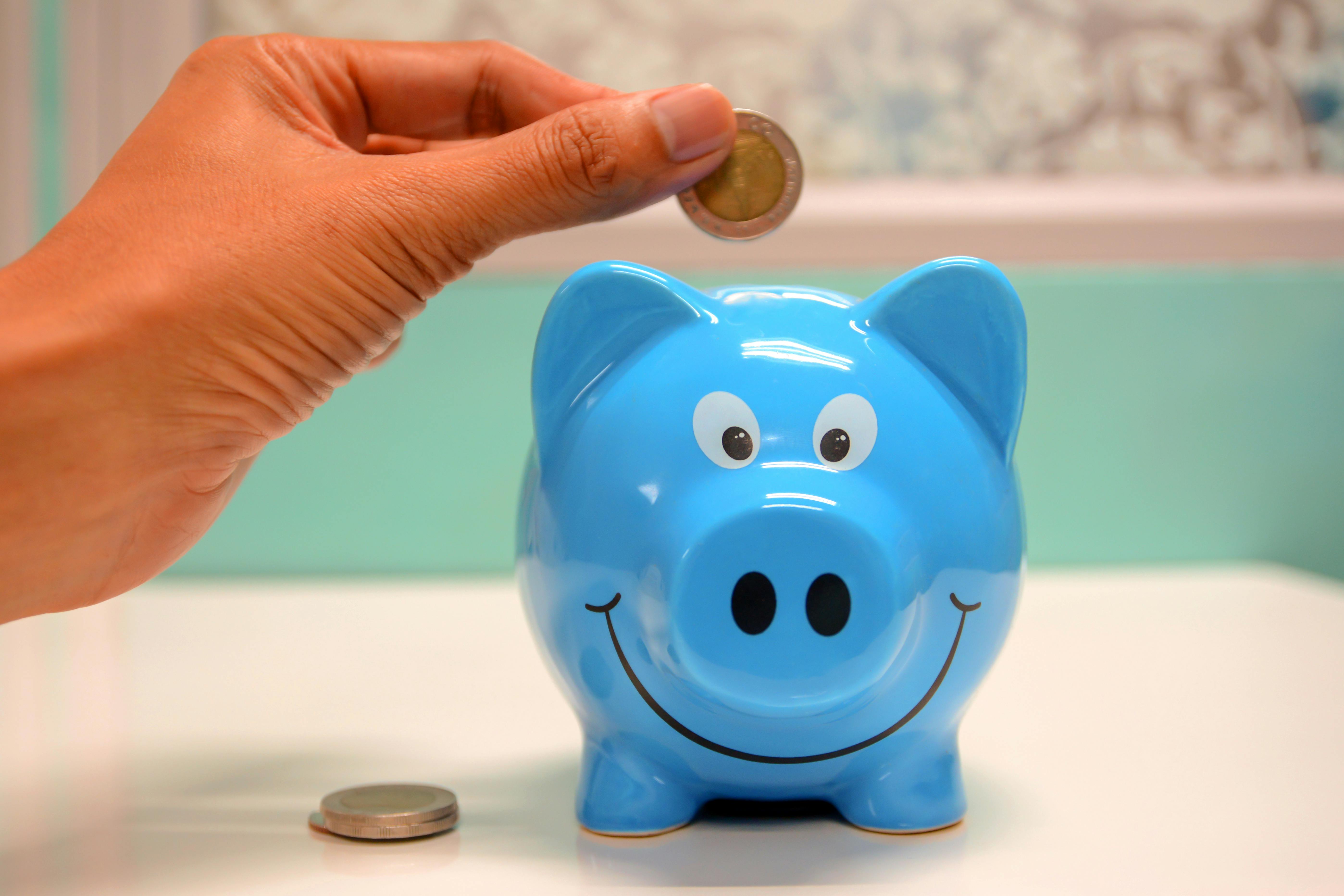 A hand inserting a single coin into a slot, representing affordable, single-session payments